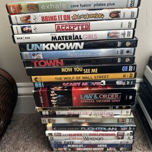Bulk  Lot of 20 DVD Movies (Random Mix-Good Condition)